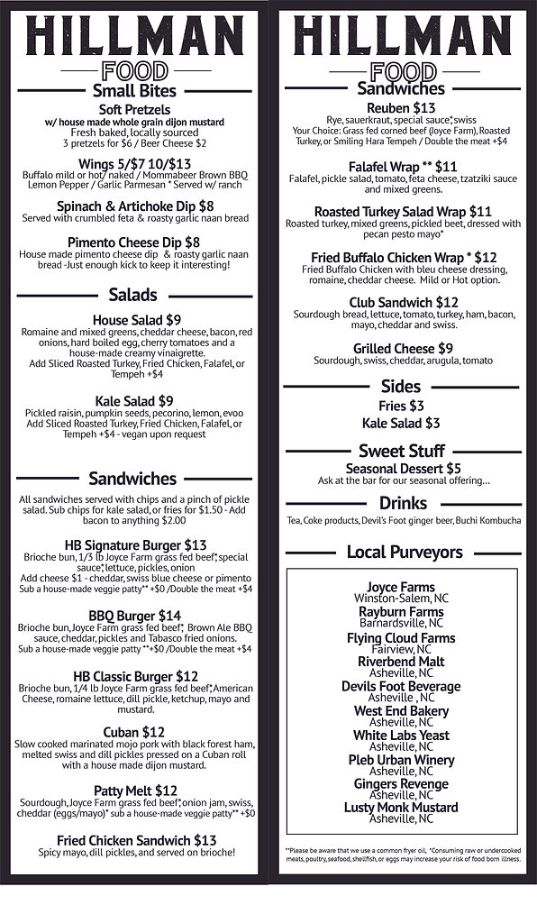 OLD FORT hillmanbeer